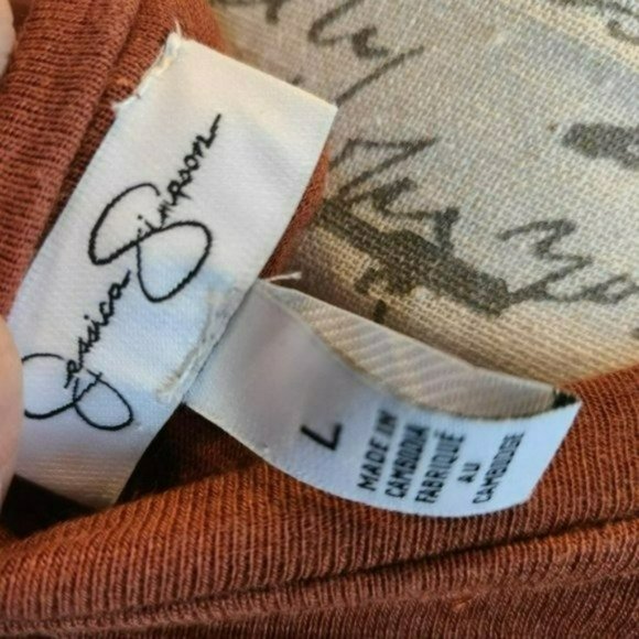 ♡3/$30♡ Jessica Simpson Midi T Shirt Dress -L - Picture 3 of 4